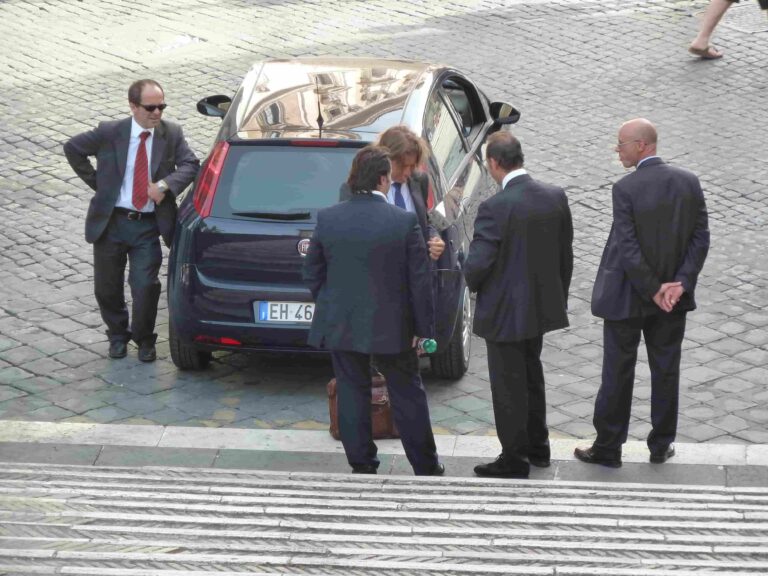 Wedding - waiting for the bride, Rome Italy Drivers waiting for the guest, the drivers