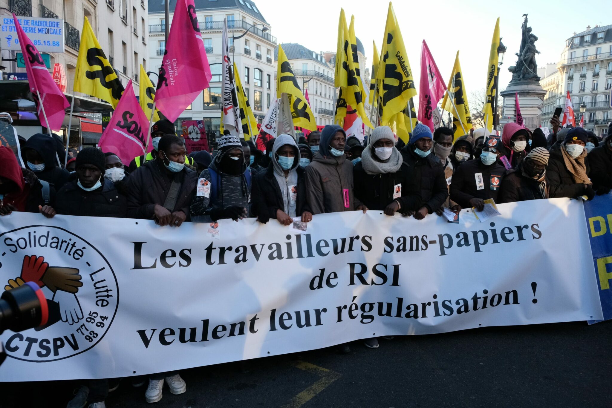 people fighting for better life, liberty. rights, imigration, integration, Paris, France,