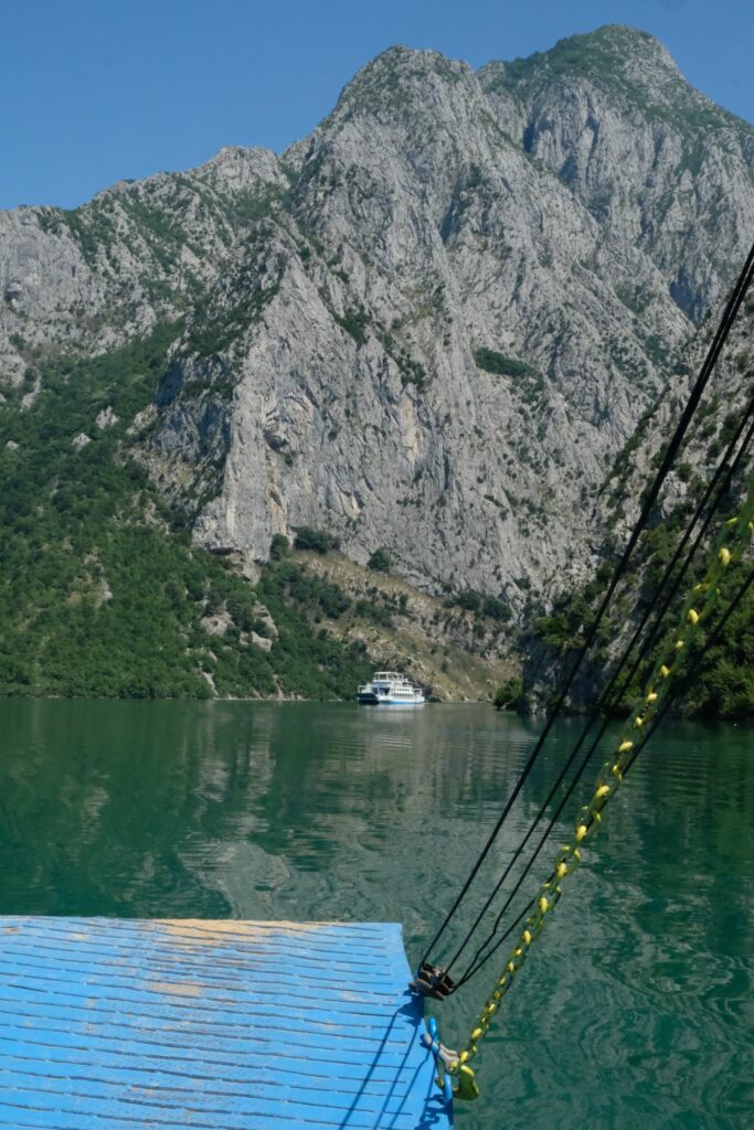 Komani Lake Ferry from Koman to Fierze Albania