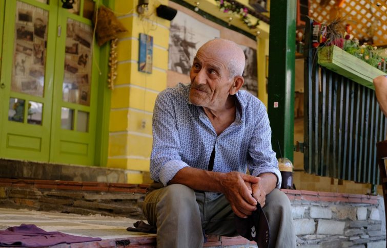 North of Greece Thessaloniki Man in philosophy flea market