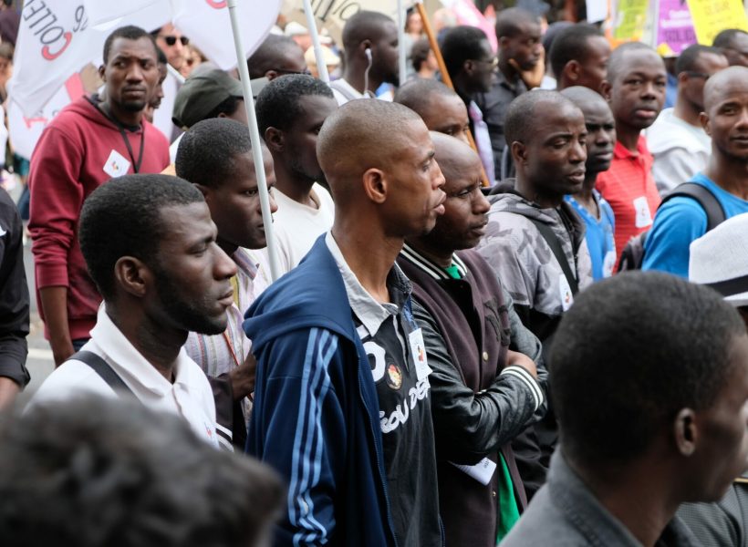 demonstration, paris france, anti-discrimination, equal opportunities, equality, fighting, man, power,